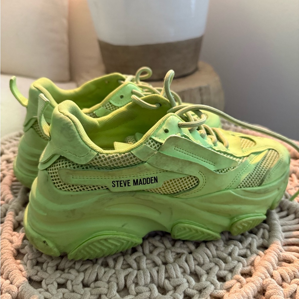 Steve Madden Neon Green Sneakers